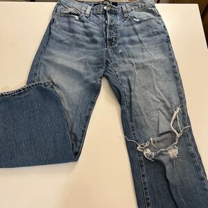 BDG wide leg ripped jeans